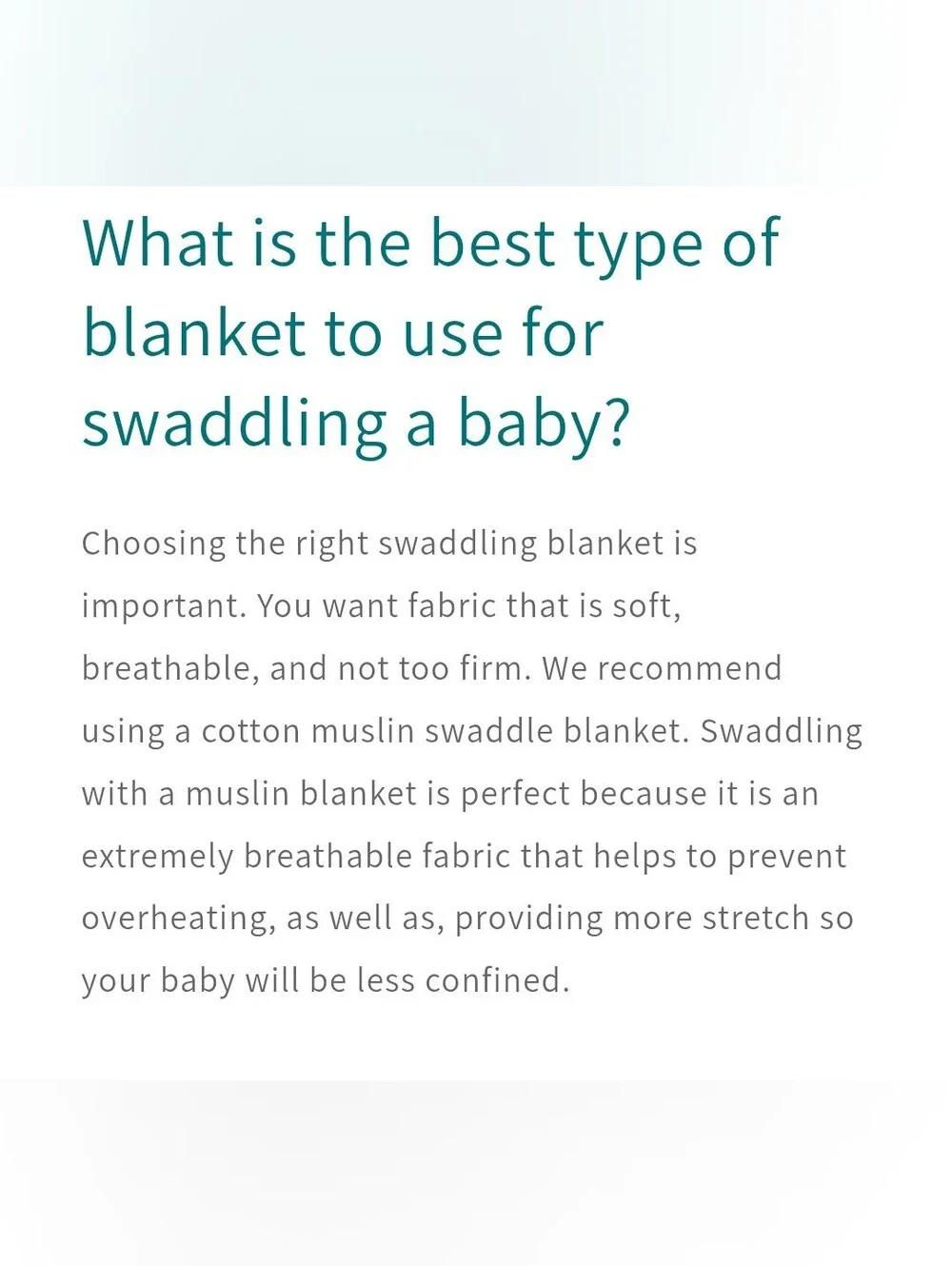 Pottery Barn Kids Muslin Swaddle